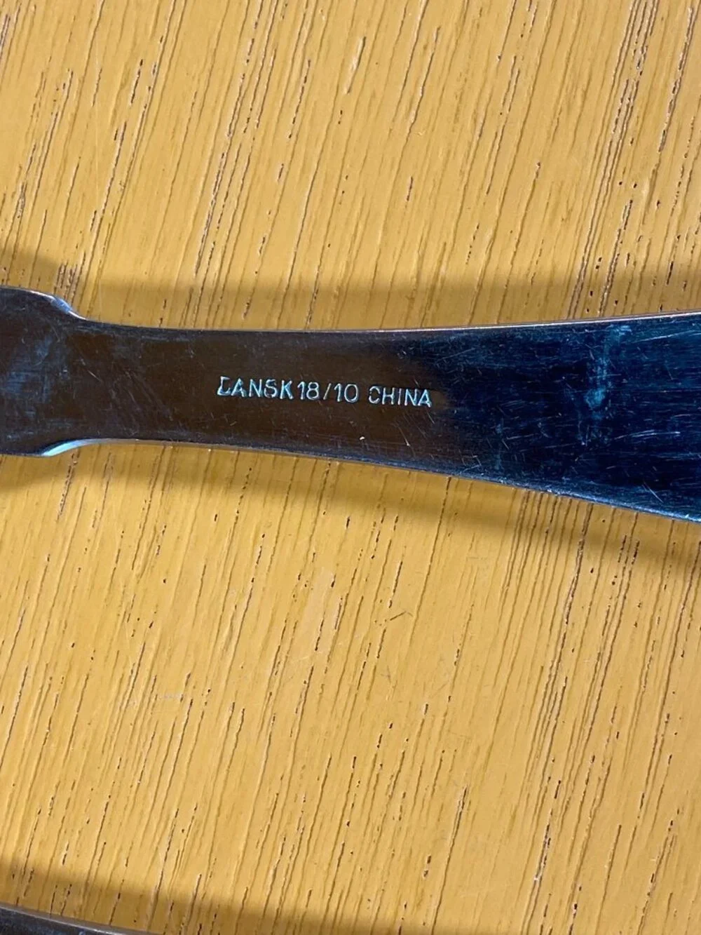 Dansk Silhouette Flat Butter Spreader Lot of 4 18/10  Stainless 5 3/4